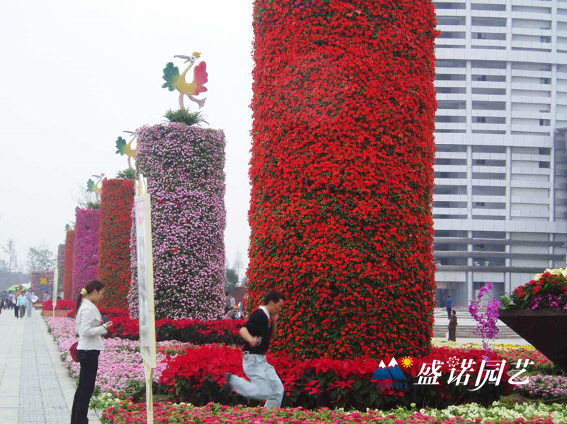 现货景观花柱花盆花柱花盆鲜花花柱绿化园林工程市政工程桥梁工程优惠