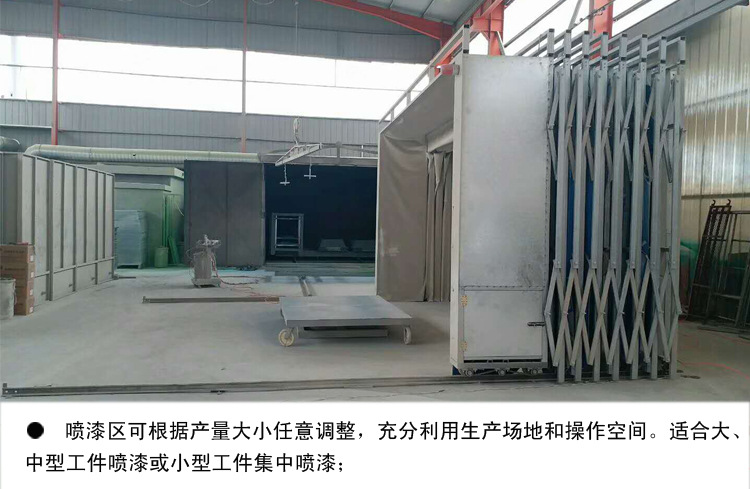 厂家批发 移动伸缩房 环保型移动伸缩房 宏泽移动喷漆