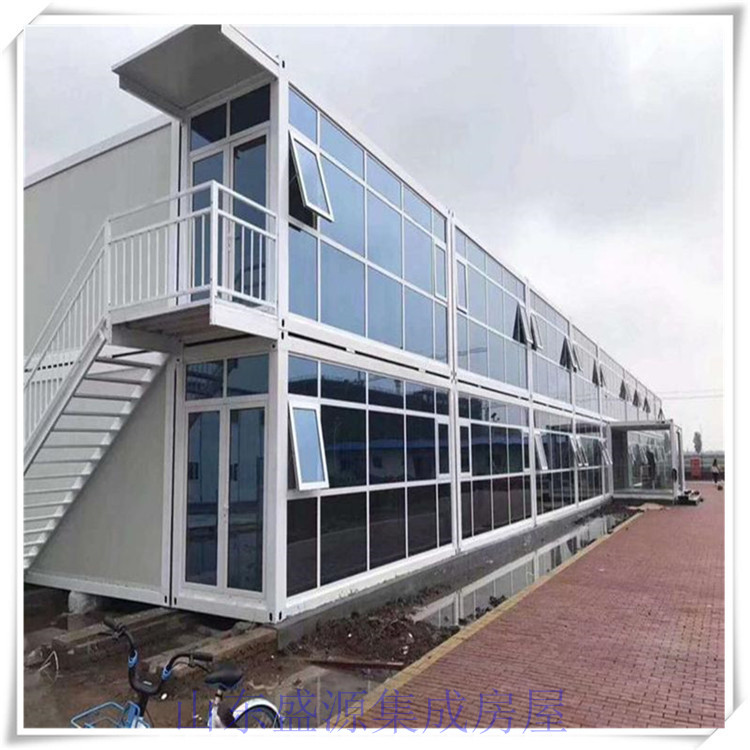 潍坊打包箱电话号码盛源集成房屋工地移动板房山东打包箱房批发企业